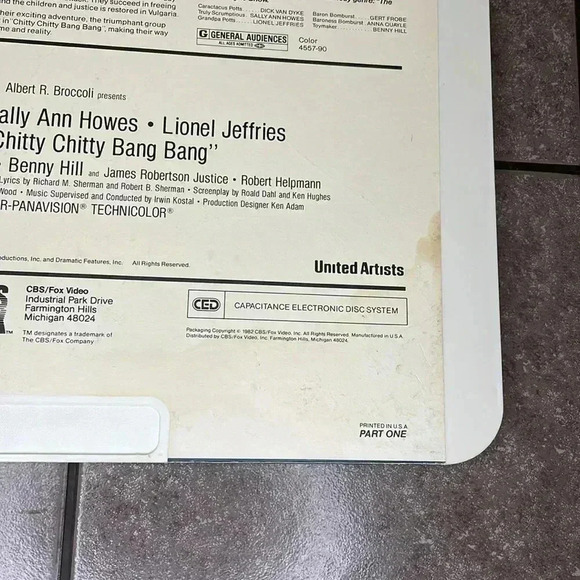 Vintage Chitty Chitty Bang Bang CED - Picture 6 of 8